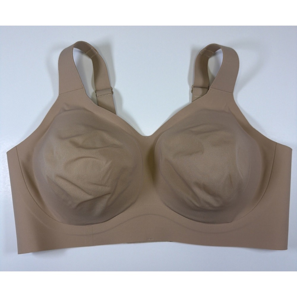 Evelyn & Bobbie The Beyond Bra Seamless Wirefree Bra EB CORE M Tan Nude W Pads